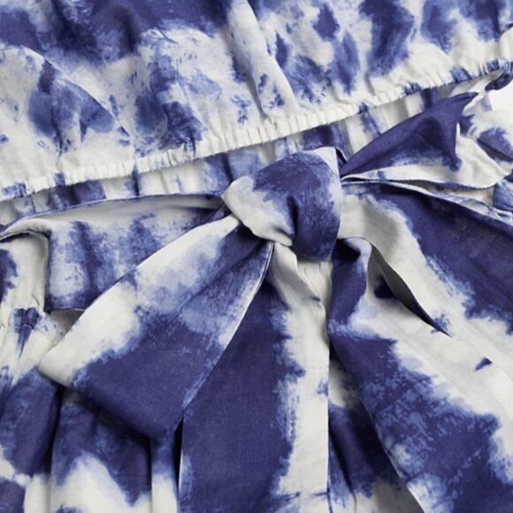 Mango Tie-Dye Print Open Back Dress | Size M - Picture 5 of 9